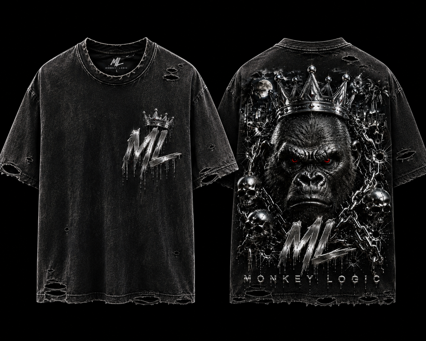 MONKEY LOGIC — King of the Concrete Jungle Tee