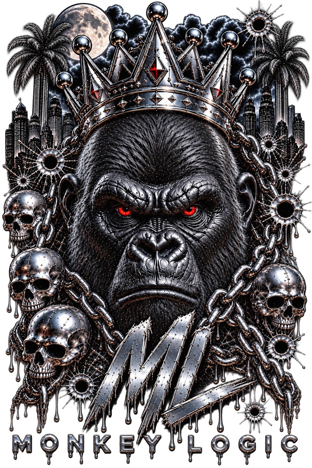 MONKEY LOGIC — King of the Concrete Jungle Tee